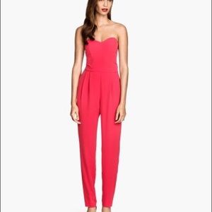 Sweetheart Neckline Jumpsuit